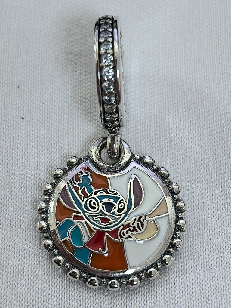 Pandora Disney Cruise Line Pirate Stitch Charm, S925 Silver Jewelry